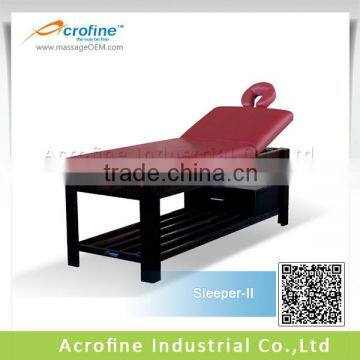 Acrofine Stationary Professional Wood Tattoo Massage Table with Locker Massage Table Metal Legs                        
                                                Quality Choice