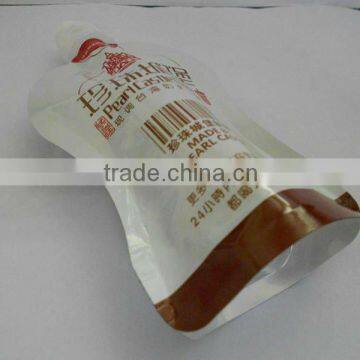 foil doypack spout packing bag for tomato ketchup