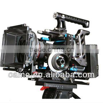 Wieldy DSLR Rig 19mm Mattebox Follow Focus Protection Cage for Blackmagic BMCC