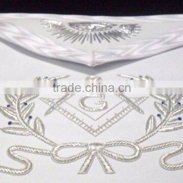 MASONIC MASTER MASON APRON WHITE photo-3