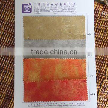 PU leather for shoes making material good use for lady shoes upper