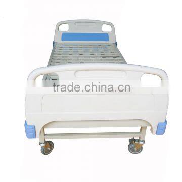 Cheap Popular ABS Bedhead 0ne Crank Manual Hospital Folding Bed photo-3