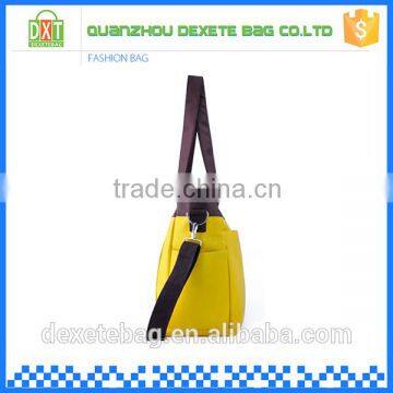 Microfiber Portability Yellow Shoulder Adult Mommy Bag photo-2