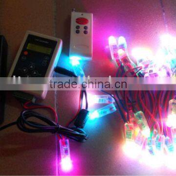 100pcs digital rgb pixel node,DC5V,WS2811IC+ WS2811 RF controller+ 5VV7Apower adaptor kit
