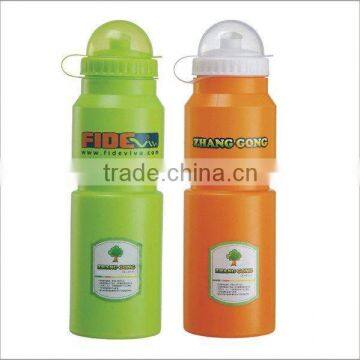 PE plastic promotional sport water drinking bottle(BPA free)