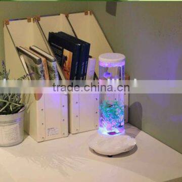 Voice Control LED Pretty Fish Tank Wireless Bluetooth Speaker With Radio photo-5