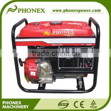 China PHONEX Portable Generators 2.5kW 6.5hp 2500W 2.5kVA Petrol Generator With Pull Start