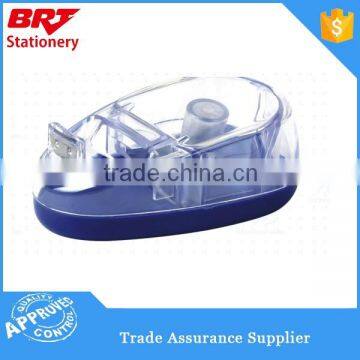 Plastic material transparent desktop tape dispenser