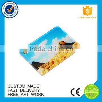 Manufacturer China OEM wholesale souvenir acrylic fridge magnet