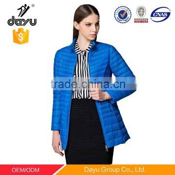 Best seller ! custom made trench coats shiny down jacket blazer winter coat for women