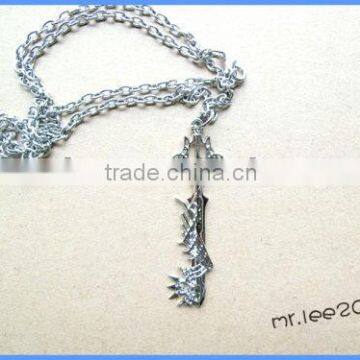 Kindom Hearts Sora Roxas Keyblade/Key Blade Ultima Pendant Charm Necklace
