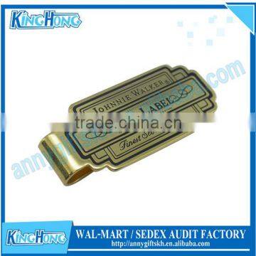 18K Gold metal customized replica money clip