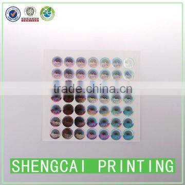 Shengcai cheap custom hologram sticker