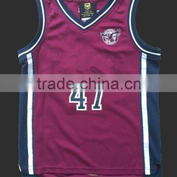 Sublimation Basketball uniform for basketball league