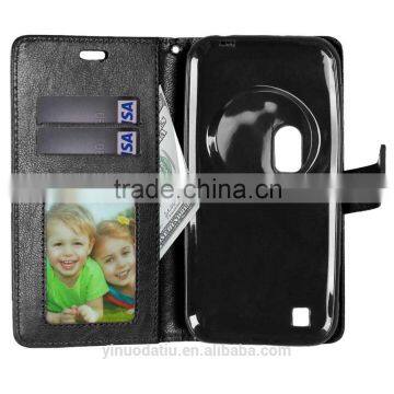 Hot Sale PU Leather Mobile Phone Flip Wallet Kickstand Case for ASUS Zenfone ZOOM ZX551ML