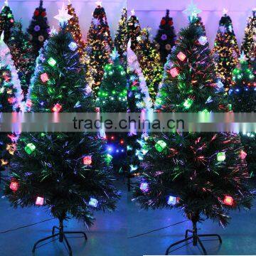 Newest Holiday Decoration Full Fiber optic LED Artifical Christmas Tree