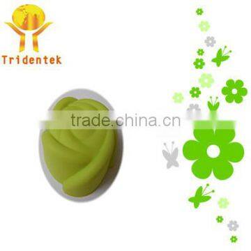 Various Colors Sweet Rose Shaped Silicone Molds For Soap