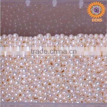 Wholesale 7-8mm AAAA Half Hole Freshwater Loose Seed Pearls