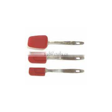 Hot Sell Silicone Kitchen Spatulas With Plastic Handle