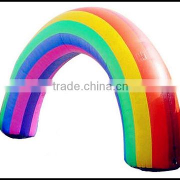 High quality inflatable rainbow arch