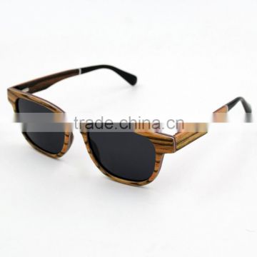 Zebra Maple Aluminium frame polarized sunglasses