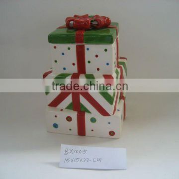 christmas ceramic gift box