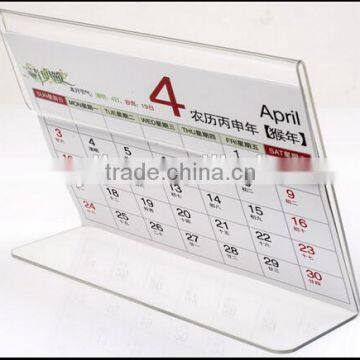 Factory Supply Acrylic Calendar Paper Stand Wholesale photo-2