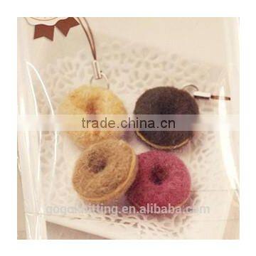 2016 Gogo Creative DIY Craft Needle Felting Cute Donut Accessories photo-2