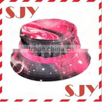 Wholesale Fisherman Custom Galaxy Printed Bucket Hat photo-3