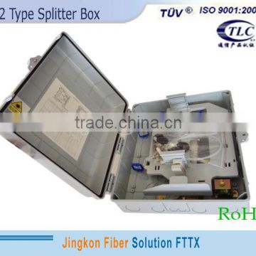 Plastic 1:32 PLC Splitter Installation Fiber Optic Distribution Box