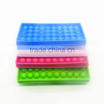 2016 New BPA free FDA food grade 40 cavity 12mm mini ball silicone ice form