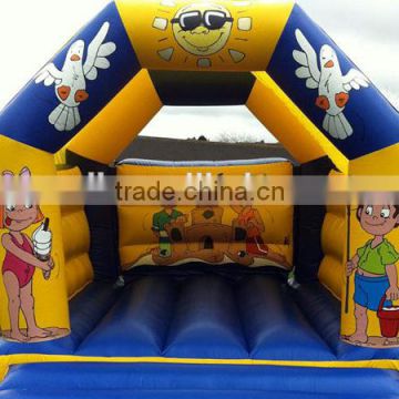 Beach Themed Bouncy Castle,Inflatable Beach Air Jumping House Moon walk