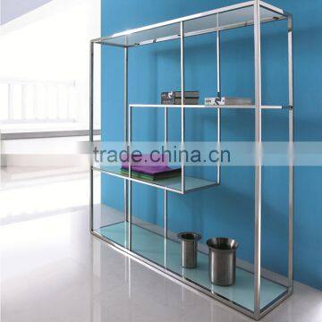 Stainless steel frame console table