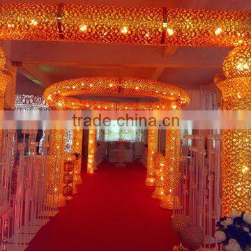 2016 hotsale wedding arch , indian wedding arch , indian mandap