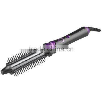 Manual rotation hair curler and On/off switch with LED lamp/hair curling iron