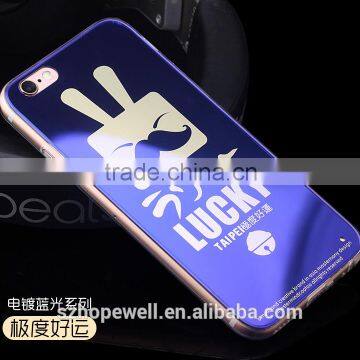 High Quality 3D Electroplate Subllimation Mirror Cell Phone Cases for Iphone 6s Case