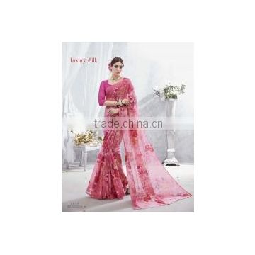 Natty Pink Luxury Silk Saree/indian Silk saree online shopping