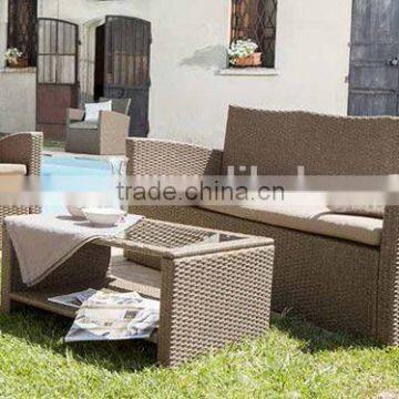 Hot sale classical design rattan sofa for outdoor