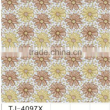TJ-4907 Transparent Emboossed Tablecloth With Golden & Silver photo-6