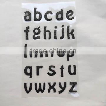 glitter stickers letter for kids play