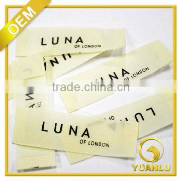 Wholesale t-shirt clothing label print label brand clothing printing tag label