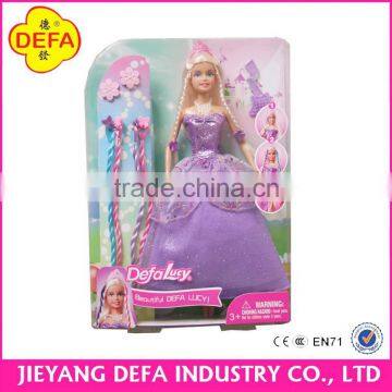 plastic long hair dolls,princess doll with long hair