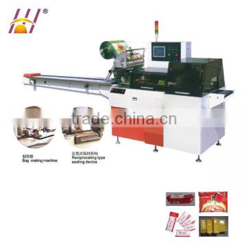 Horizontal packaging machines for moon-cakes