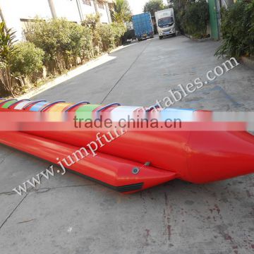 8 passenger Banana Boat 32OZ vinyl PVC tarpaulin Inflatable water ski tube