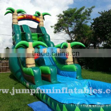 3 in 1 Inflatable Water Slide jungle forest adults inflatable wet sliding N slip water sports