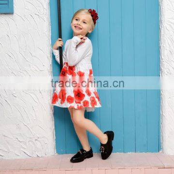 Cotton Baby Girl Casual Dress Princess Dress 2016 European Style Girl Dress