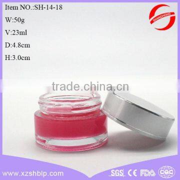 20ml transparent glass perfume bottle with lid wholesale