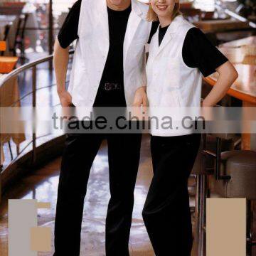 Wholesale good quality new design restaurant waiter uniform