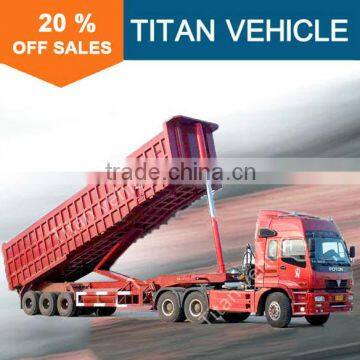 TITAN manufacturers Tipper tipping dump dumper truck semi trailer for sale