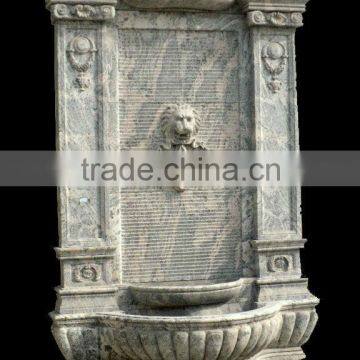 Hand-carved Marble Outdoor Wall Fountain